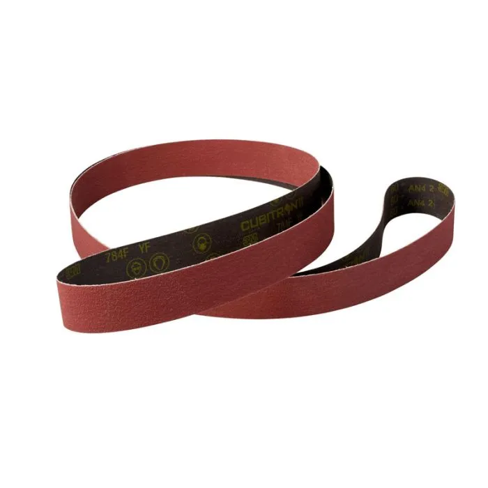 3M™ Cubitron™ II Cloth Belt 784F, 1/2 in x 24 in, 60  YF-weight, Fabri-Lok, 50 per inner 200 per case