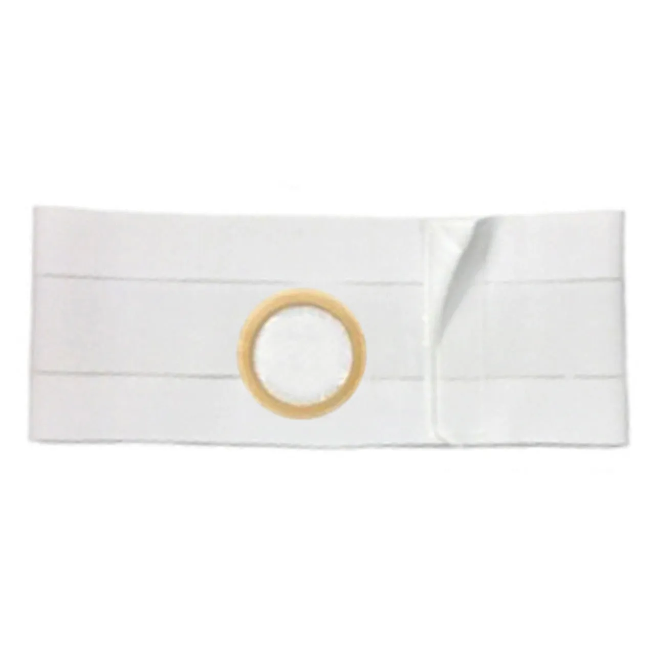 5" White, Regular Elastic, Flat Panel Belt, 2X-Large, 2-5/8" Center Opening