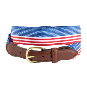 Flag Pattern Grosgrain Ribbon Children's Belt