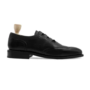 Freda - Men's Black Calf Leather Oxford Shoe