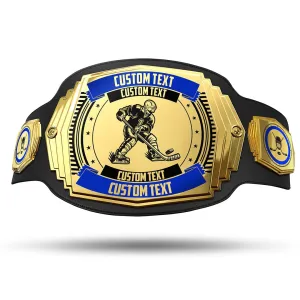 Hockey 6lb Customizable Championship Belt