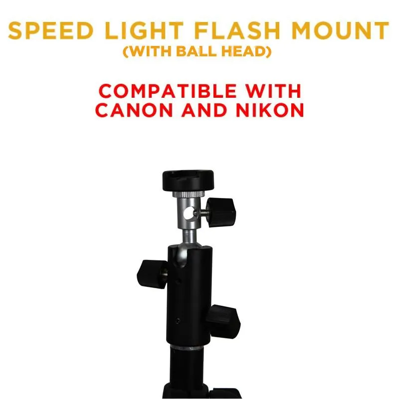 Hypop Multi-function Flash Mount Ball Head Bracket For Speedlite