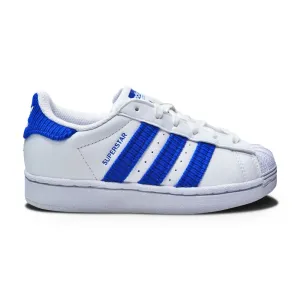 Kids Adidas Superstar C - GV7952 - White Blue White