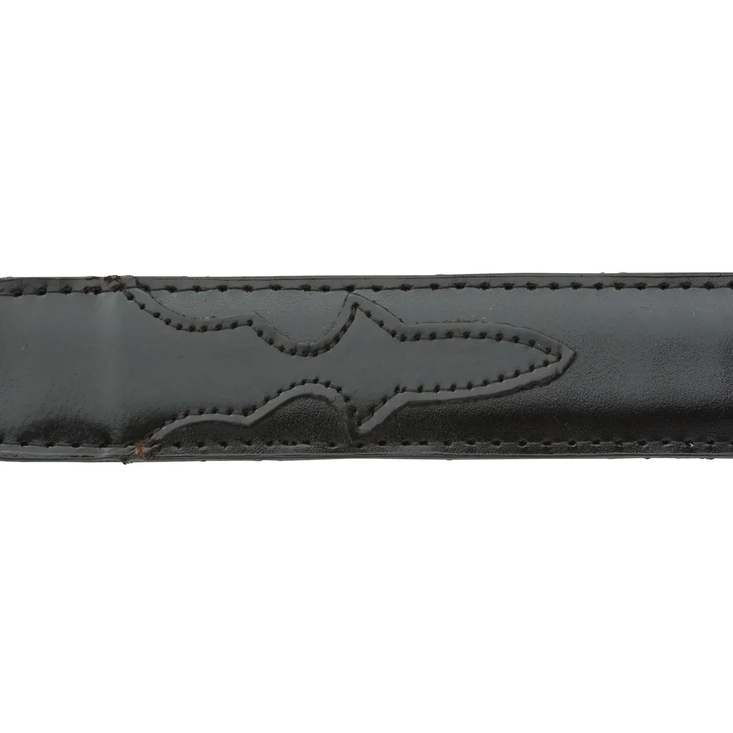 Lucchese Boot Men's black Smooth Goat Leather Belt