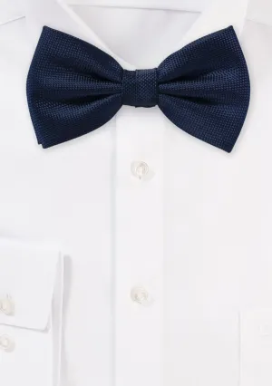 Midnight Blue MicroTexture Bowtie