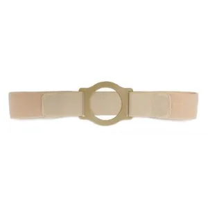 Nu-Comfort 2" Wide Beige Support Belt 3" I.D. Ring Plate 41" - 46" Waist X-Large, Latex-Free