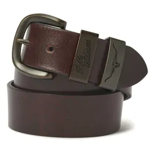 RM WILLIAMS Drover Double Butt Leather Belt 1.5" - Mens - Chestnut