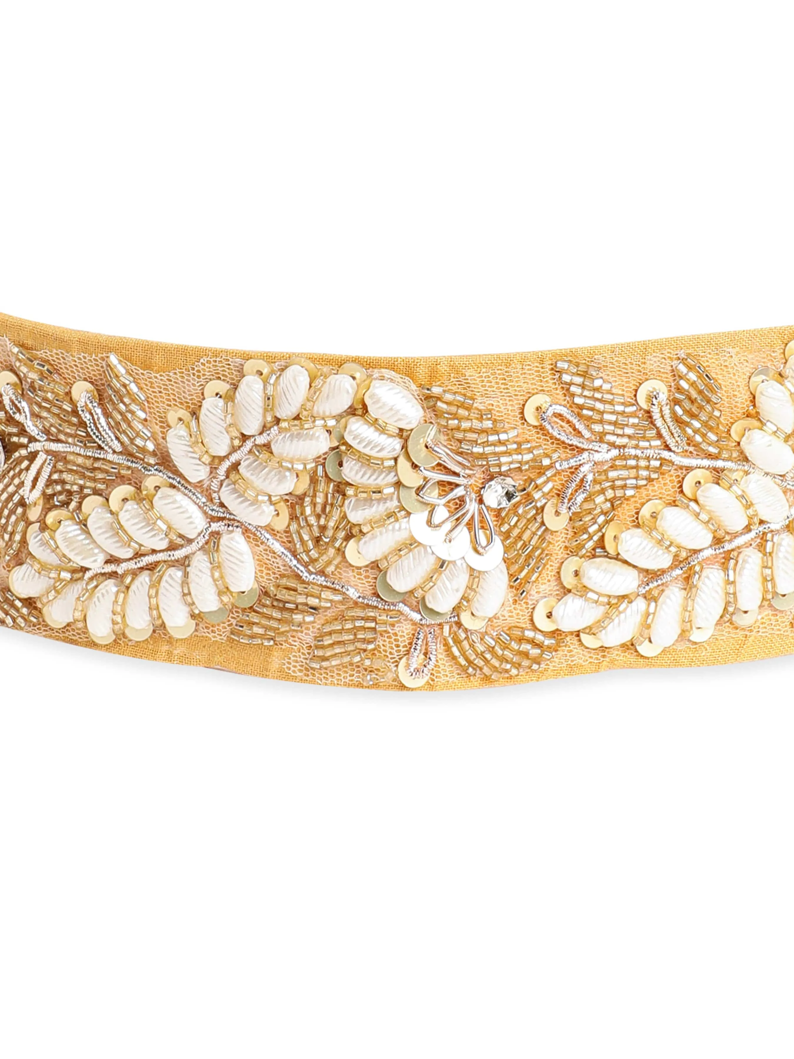 Rubans Embellishment Saree Waist Belt