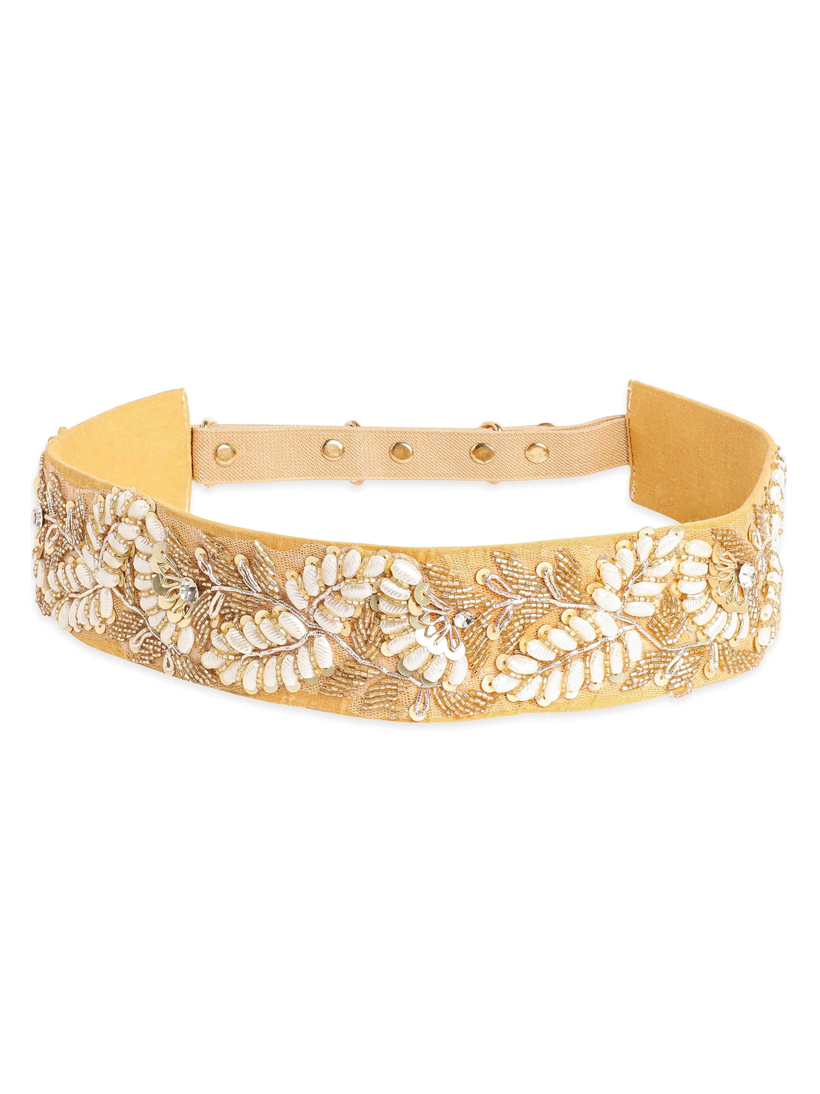 Rubans Embellishment Saree Waist Belt